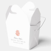 コーラルリーフベビーシャワー フェイバーボックス (オープン)