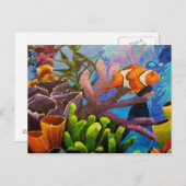 コーラルリーフポストカード ポストカード (正面/裏面)