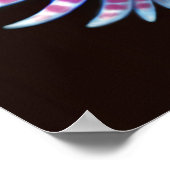 コーラルリーフライオンフィッシュのポスター ポスター (角)