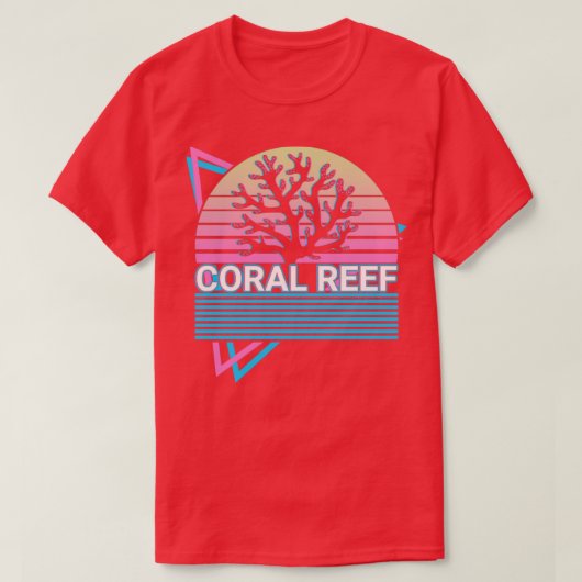 コーラルリーフレトロギフト1 Tシャツ (デザイン正面)