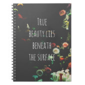 コーラルリーフ感動的アンダーサーフェス引用文 ノートブック (正面)
