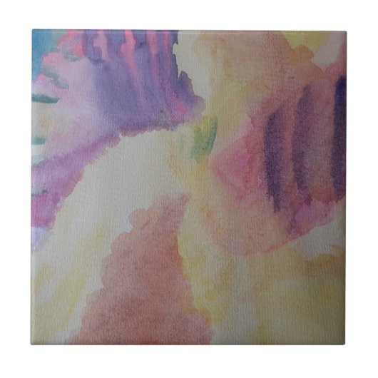 コーラルリーフ抽象芸術アートセラミックタイル タイル (正面)