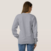 コーラルリーフ抽象芸術アート スウェットシャツ (裏面フル)
