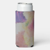 コーラルリーフ抽象芸術アート スリム缶クーラー (Seltzer裏面)