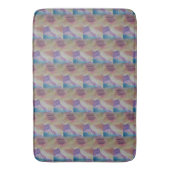 コーラルリーフ抽象芸術アート バスマット (正面縦)