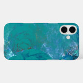 コーラルリーフ抽象芸術アート Case-Mate iPhoneケース (裏面 (横))