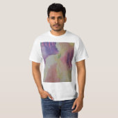 コーラルリーフ抽象芸術アート Tシャツ (正面フル)