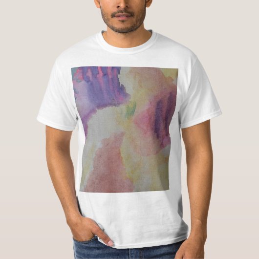 コーラルリーフ抽象芸術アート Tシャツ (正面)