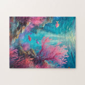 コーラルリーフ抽象芸術海アモダンート ジグソーパズル (横)