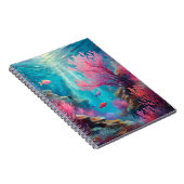 コーラルリーフ抽象芸術海アモダンート ノートブック (右側)