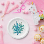 コーラルリーフ絵を描のビーチ紙プレート ペーパープレート (パーティー)