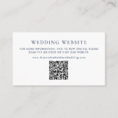 コーラルリーフ航海のの結婚ウェブサイト エンクロージャーカード (裏面)