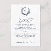 コーラルリーフ航海のの結婚詳細 エンクロージャーカード (正面)