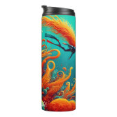 コーラルリーフ鮮やかを探索するダイバー タンブラー (回転右)