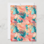 コーラルリーフ鮮やか結婚ズ 招待状 (裏面)
