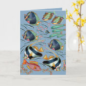 コーラルリーフ カード (黄色い花)