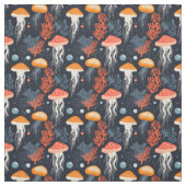 コーラルリーフ&クラゲ ファブリック (見本)