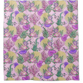 コーラルリーフ シャワーカーテン (正面)