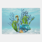 コーラルリーフ ラッピングペーパーシート (正面3)