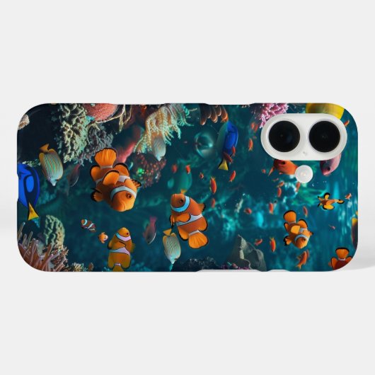 コーラルリーフ Case-Mate iPhoneケース (裏面 (横))