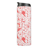 コーラルレッドダマスク タンブラー (回転右)