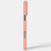 コーラルレッドピンクストライプ色 Case-Mate iPhoneケース (裏面 / 右)