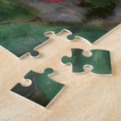 コーラルレッドローズフラワーアートパズル ジグソーパズル (側面)