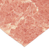 コーラルレッド大理石テクスチャショートテーブル ショートテーブルランナー (コーナー)