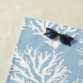 コーラルレフスサマーコーストビーチモノグラム ビーチタオル (インサイチュ)