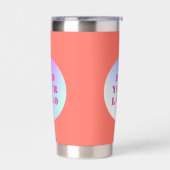 コーラルロゴ企業の事業 保温保冷タンブラー (左面)