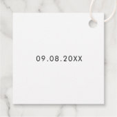 コーラル夫妻のハグとキスラベル フェイバータグ (裏面)