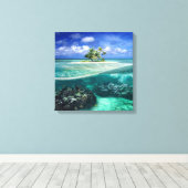 コーラル島 キャンバスプリント (インサイチュ (ウッドフロア))