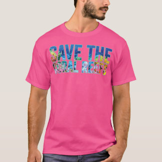 コーラル救レーフスキューバダイバー Tシャツ