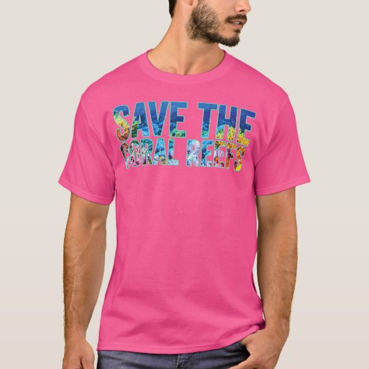 コーラル救レーフスキューバダイバー Tシャツ (正面)