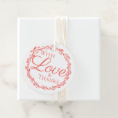 コーラル結婚ウッシモダンの素朴両面 フェイバータグ (インサイチュ)