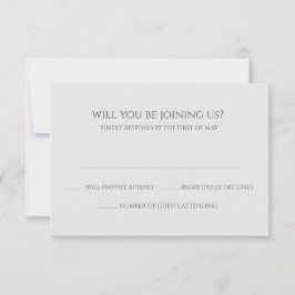 コーラル結婚ハート 出欠カード