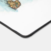 コーラル絵を描リーフマウスパッドのハンドプリント デスクマット (コーナー)