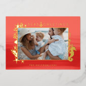 コーラル航海のシーズ&グリーティング海フォトフレーム 箔シーズンカード (正面)