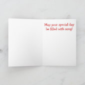 コーラル誕生日ウィズカルテットカード カード (内部)