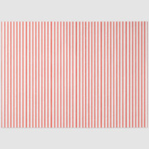 コーラル赤と白ストライプの