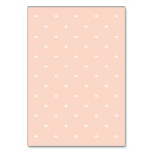 コーラル金ゴールドボーホアローバラDIYテント座席表 テーブルナンバー (裏面)