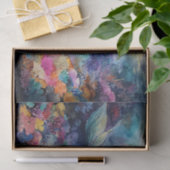 コーラル鮮やかラグーンの水彩人魚 薄葉紙 (ギフト)