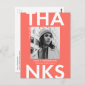 コーラル |はっきりした写真卒業 ポストカード (正面/裏面)