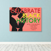 コーラル |クリスチャン聖なる書物、 経典 |黒い履歴月 キャンバスプリント (インサイチュ (ウッドフロア))