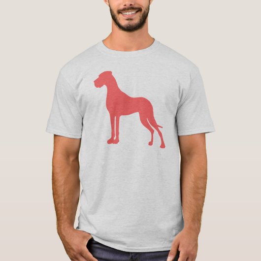 コーラル・グレートデーン Tシャツ (正面)