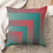 コーラル ティール シェード クッション (ブランケット)