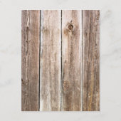 コーラル デイジー バーン ウッド セーブ・ザ・デート 発表 (裏面)