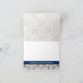 コーラル ナビー ハイドレンジア モノグラム メイソンジャー ありがとう サンキューカード (内部)