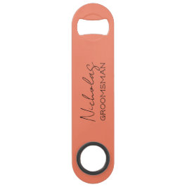 コーラル パーソナライズド グルームスマン スピード栓抜き