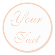 コーラル/ピーチ結婚ズ封筒用シール付き/カスタム文字
